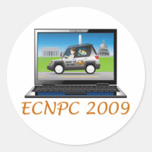 De sticker van ECNPC 2009