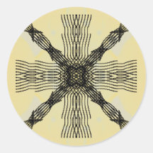 De Sticker van Enveloppe - Kaleideoscope