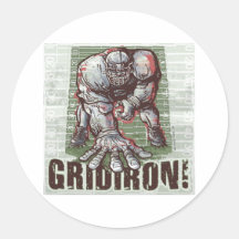 De Sticker van het Football van het voetbalveld