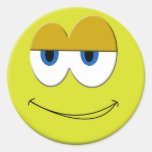 De Sticker van het Gezicht van Smiley