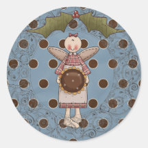 De sticker van het Koekje van Kerstmis van Mys
