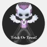 De Sticker van het trick or treat