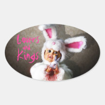 De Sticker van minnaars en van Koningen het "Konij
