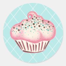 De Stickers van Cupcake