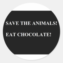 De stickers van de Bevordering van de chocolade
