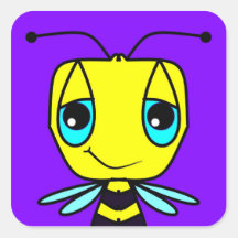 De Stickers van de Bij van Buzzy