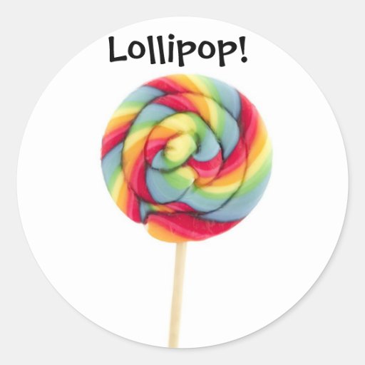 De Stickers van de lolly
