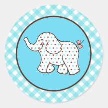 De Stickers van de Olifant van het baby