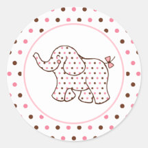 De Stickers van de Olifant van het baby