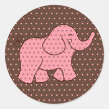 De Stickers van de Olifant van het baby