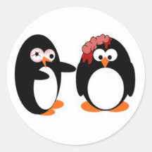 De Stickers van de Pinguïn van de zombie
