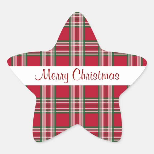 De Stickers van de Ster van Kerstmis