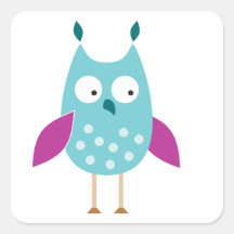 De stickers van de uil