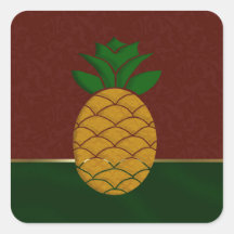 De Stickers van de Vakantie van de Ananas van het 