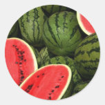 De Stickers van de watermeloen