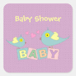 De Stickers van het Baby shower van de Blokken van