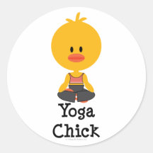 De Stickers van het Kuiken van de yoga