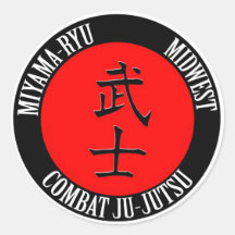 De Stickers van het Logo van Ryu Midwesten van Miy