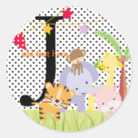 De stickers van het Thema van het oerwoud/voegen m