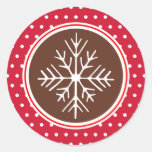 De Stickers van Kerstmis van de sneeuwvlok