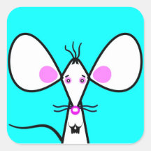 De Stickers van weinig Muis