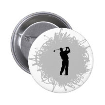 De Stijl van het Gekrabbel van het golf Speld Buttons