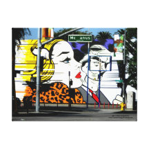 De Straat van McAnus Stretched Canvas Afdrukken