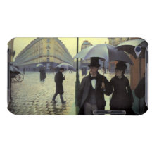 De Straat van Parijs, Regenachtige Dag door Gustav Barely There iPod Cover