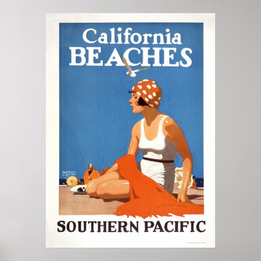 De Stranden van Californië Print