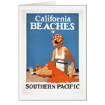 De Stranden van Californië Wenskaart