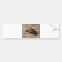 De Stranden van het Zand van het zeewier Bumperstickers