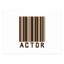 De Streepjescode van de acteur Wens Kaart