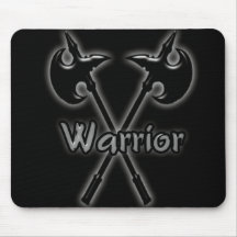 de strijder schaft mousepad af muismat