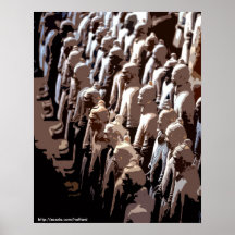 De Strijders van het terracotta Poster