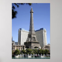 De strook, Parijs Las Vegas, het Hotel van de Luxe Afdruk