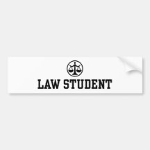 De Student van de wet Bumperstickers