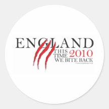 De T-shirt van de Beet van Engeland Ronde Stickers
