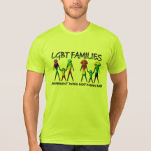 De T-shirt van de Familie van de Regenboog LGBT