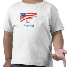 De T-shirt van de Peuter van de Democraat van Lil