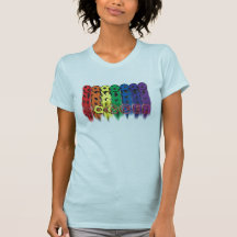 De T-shirt van de Regenboog van het voetbal