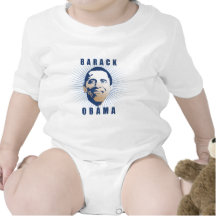 De T-shirt van het Gezicht van Obama van Barack