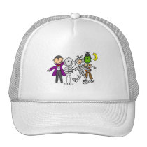 De T-shirts en de Giften van de Monsters van Hallo petten