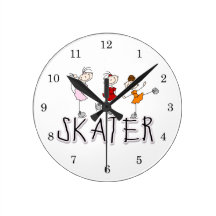 De T-shirts en de Giften van de schaatser Klokken