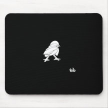 De T - shirts Mouspad van de vroege vogel Muis Matten