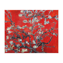 De Takken van Vincent van Gogh met de Bloesem van  Canvas Print