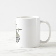 De Tank van de cartoon Koffie Mokken