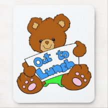 De Teddybeer van de middagpauze Muismat
