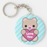 De Teddybeer van Kawaii Sleutelhangers