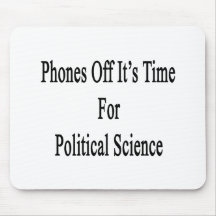 De telefoons van het is Tijd voor Politicologie Muis Mat
