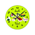 De Tijd van sushi! De Klok van de muur wall clocks
